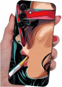 krainaGSM Etui Do Samsung S26+ Plus Wzory | Silikonowe Matt Case + Szkło 9H 4