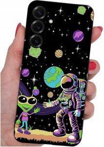 krainaGSM Etui do Samsung S26+ Plus wzory | silikonowe Matt Case + szkło 9H 5