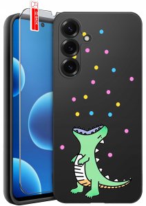 krainaGSM Etui do Samsung S26+ Plus wzory | silikonowe Matt Case + szkło 9H 2