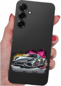 krainaGSM Etui do Samsung S26+ Plus wzory | silikonowe Matt Case + szkło 9H 4