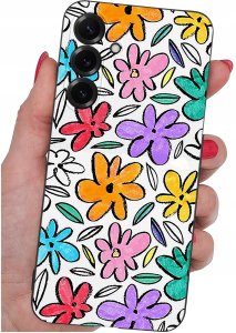 krainaGSM Etui do Samsung S26+ Plus wzory | silikonowe Matt Case + szkło 9H 4
