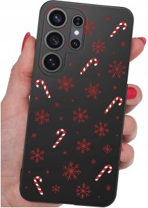 krainaGSM Etui Do Samsung S26 Ultra Wzory | Silikonowe Matt Case + Szkło 9H 4