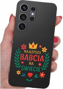 krainaGSM Etui Do Samsung S26 Ultra Wzory | Silikonowe Matt Case + Szkło 9H 4