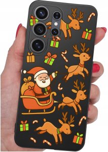 krainaGSM Etui Do Samsung S26 Ultra Wzory | Silikonowe Matt Case + Szkło 9H 4