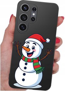 krainaGSM Etui Do Samsung S26 Ultra Wzory | Silikonowe Matt Case + Szkło 9H 4