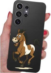 krainaGSM Etui Do Samsung S26 Ultra Wzory | Silikonowe Matt Case + Szkło 9H 4