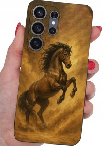 krainaGSM Etui Do Samsung S26 Ultra Wzory | Silikonowe Matt Case + Szkło 9H 4