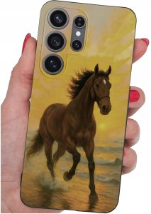krainaGSM Etui Do Samsung S26 Ultra Wzory | Silikonowe Matt Case + Szkło 9H 4