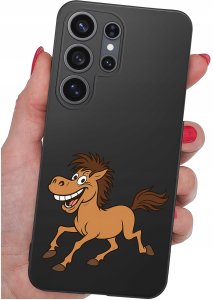 krainaGSM Etui Do Samsung S26 Ultra Wzory | Silikonowe Matt Case + Szkło 9H 4