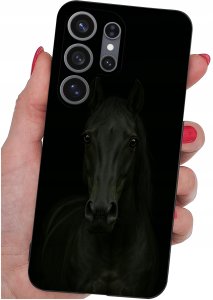 krainaGSM Etui Do Samsung S26 Ultra Wzory | Silikonowe Matt Case + Szkło 9H 4