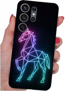 krainaGSM Etui Do Samsung S26 Ultra Wzory | Silikonowe Matt Case + Szkło 9H 4