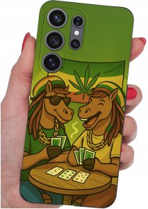 krainaGSM Etui Do Samsung S26 Ultra Wzory | Silikonowe Matt Case + Szkło 9H 4