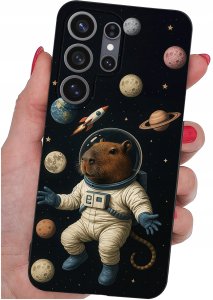 krainaGSM Etui Do Samsung S26 Ultra Wzory | Silikonowe Matt Case + Szkło 9H 4