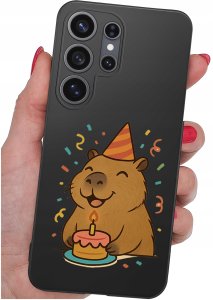 krainaGSM Etui Do Samsung S26 Ultra Wzory | Silikonowe Matt Case + Szkło 9H 4