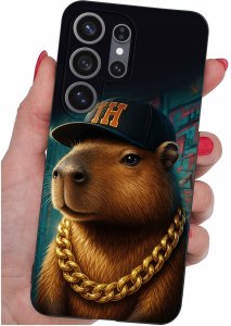krainaGSM Etui Do Samsung S26 Ultra Wzory | Silikonowe Matt Case + Szkło 9H 4