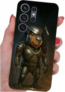 krainaGSM Etui do Samsung S26 Ultra wzory | silikonowe Matt Case + szkło 9H 5