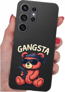 krainaGSM Etui do Samsung S26 Ultra wzory | silikonowe Matt Case + szkło 9H 5