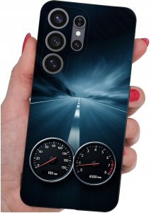 krainaGSM Etui Do Samsung S26 Ultra Wzory | Silikonowe Matt Case + Szkło 9H 4