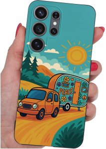 krainaGSM Etui Do Samsung S26 Ultra Wzory | Silikonowe Matt Case + Szkło 9H 4