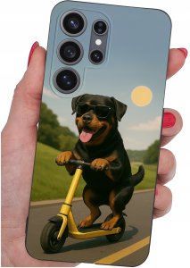 krainaGSM Etui Do Samsung S26 Ultra Wzory | Silikonowe Matt Case + Szkło 9H 4