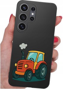 krainaGSM Etui Do Samsung S26 Ultra Wzory | Silikonowe Matt Case + Szkło 9H 4