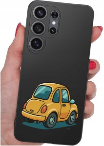 krainaGSM Etui Do Samsung S26 Ultra Wzory | Silikonowe Matt Case + Szkło 9H 4