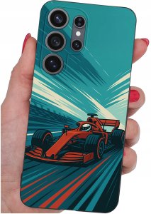 krainaGSM Etui Do Samsung S26 Ultra Wzory | Silikonowe Matt Case + Szkło 9H 4