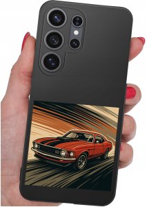 krainaGSM Etui Do Samsung S26 Ultra Wzory | Silikonowe Matt Case + Szkło 9H 4