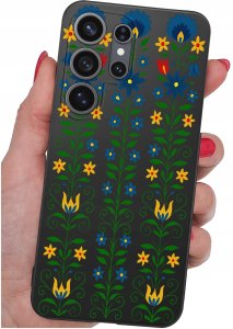 krainaGSM Etui Do Samsung S26 Ultra Wzory | Silikonowe Matt Case + Szkło 9H 4