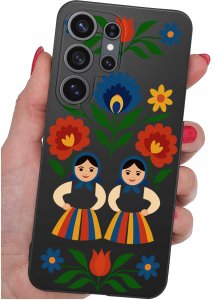 krainaGSM Etui Do Samsung S26 Ultra Wzory | Silikonowe Matt Case + Szkło 9H 4