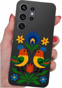 krainaGSM Etui Do Samsung S26 Ultra Wzory | Silikonowe Matt Case + Szkło 9H 4