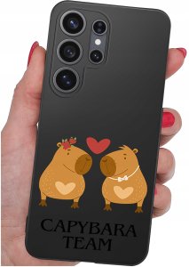 krainaGSM Etui Do Samsung S26 Ultra Wzory | Silikonowe Matt Case + Szkło 9H 4