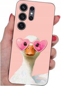 krainaGSM Etui Do Samsung S26 Ultra Wzory | Silikonowe Matt Case + Szkło 9H 4