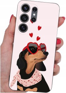 krainaGSM Etui Do Samsung S26 Ultra Wzory | Silikonowe Matt Case + Szkło 9H 4