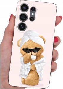 krainaGSM Etui Do Samsung S26 Ultra Wzory | Silikonowe Matt Case + Szkło 9H 4