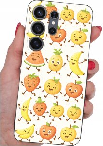 krainaGSM Etui Do Samsung S26 Ultra Wzory | Silikonowe Matt Case + Szkło 9H 4