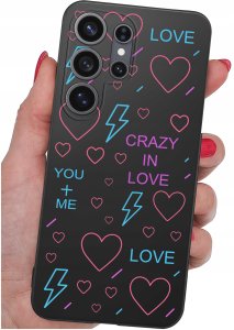 krainaGSM Etui Do Samsung S26 Ultra Wzory | Silikonowe Matt Case + Szkło 9H 4