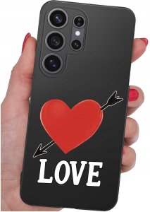 krainaGSM Etui Do Samsung S26 Ultra Wzory | Silikonowe Matt Case + Szkło 9H 4