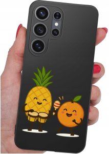 krainaGSM Etui Do Samsung S26 Ultra Wzory | Silikonowe Matt Case + Szkło 9H 4