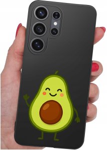 krainaGSM Etui Do Samsung S26 Ultra Wzory | Silikonowe Matt Case + Szkło 9H 4