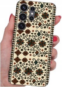 krainaGSM Etui Do Samsung S26 Ultra Wzory | Silikonowe Matt Case + Szkło 9H 4