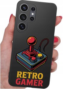 krainaGSM Etui Do Samsung S26 Ultra Wzory | Silikonowe Matt Case + Szkło 9H 4