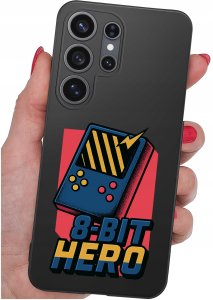 krainaGSM Etui Do Samsung S26 Ultra Wzory | Silikonowe Matt Case + Szkło 9H 4