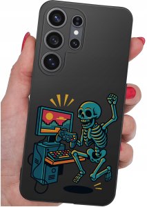 krainaGSM Etui Do Samsung S26 Ultra Wzory | Silikonowe Matt Case + Szkło 9H 4