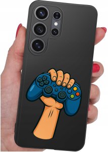 krainaGSM Etui Do Samsung S26 Ultra Wzory | Silikonowe Matt Case + Szkło 9H 4