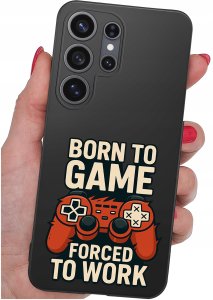krainaGSM Etui Do Samsung S26 Ultra Wzory | Silikonowe Matt Case + Szkło 9H 4