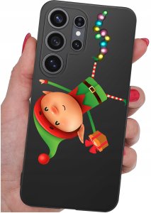 krainaGSM Etui Do Samsung S26 Ultra Wzory | Silikonowe Matt Case + Szkło 9H 4