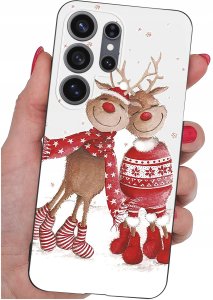 krainaGSM Etui Do Samsung S26 Ultra Wzory | Silikonowe Matt Case + Szkło 9H 4