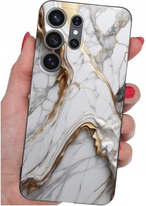 krainaGSM Etui Do Samsung S26 Ultra Wzory | Silikonowe Matt Case + Szkło 9H 4
