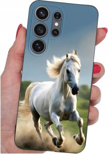 krainaGSM Etui Do Samsung S26 Ultra Wzory | Silikonowe Matt Case + Szkło 9H 4